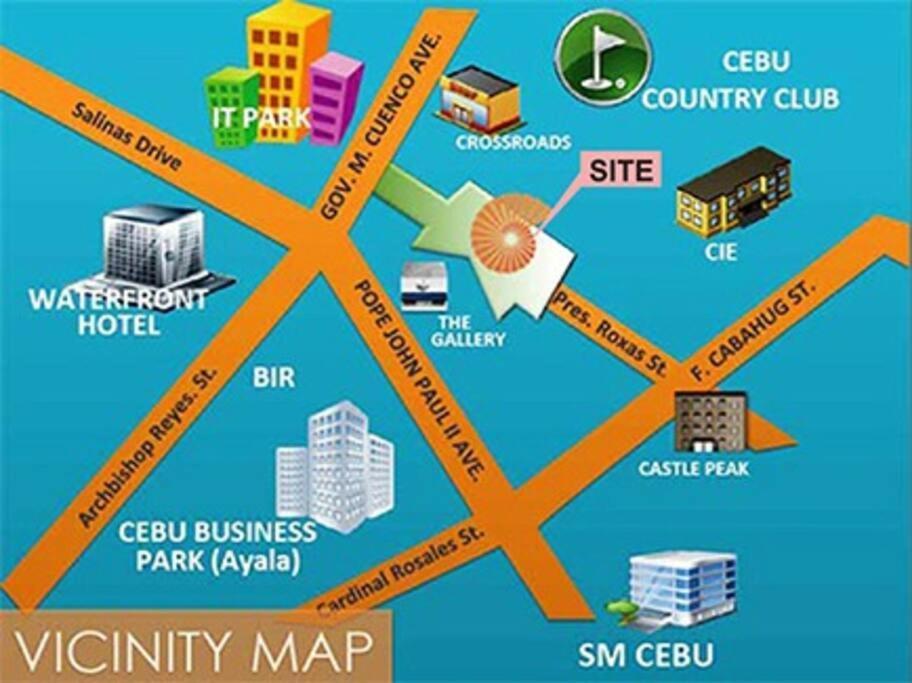 Condo Near Ayala Cebu City W Wifi Balcony Exterior photo